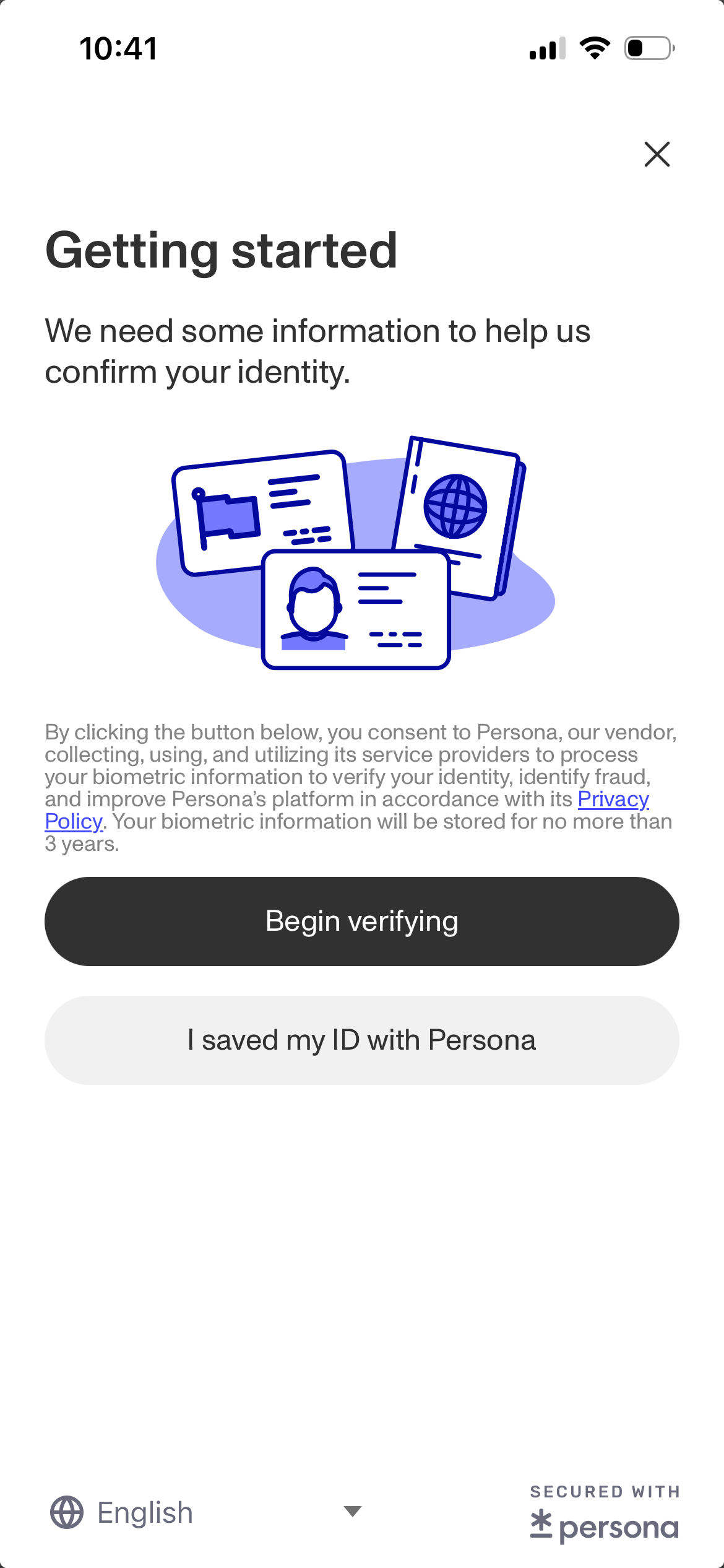 Identity Verification